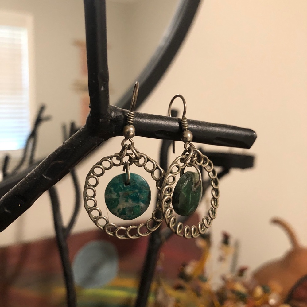 Gemstone earrings